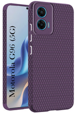 For Motorola Moto G96 Back Cover Case (Liquid Silicone | Side Grip | Camera Protection)