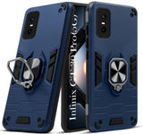 For Infinix GT 30 Pro Back Cover Case (Shockproof Dual Layer Polycarbonate |Ring Holder Kickstand)