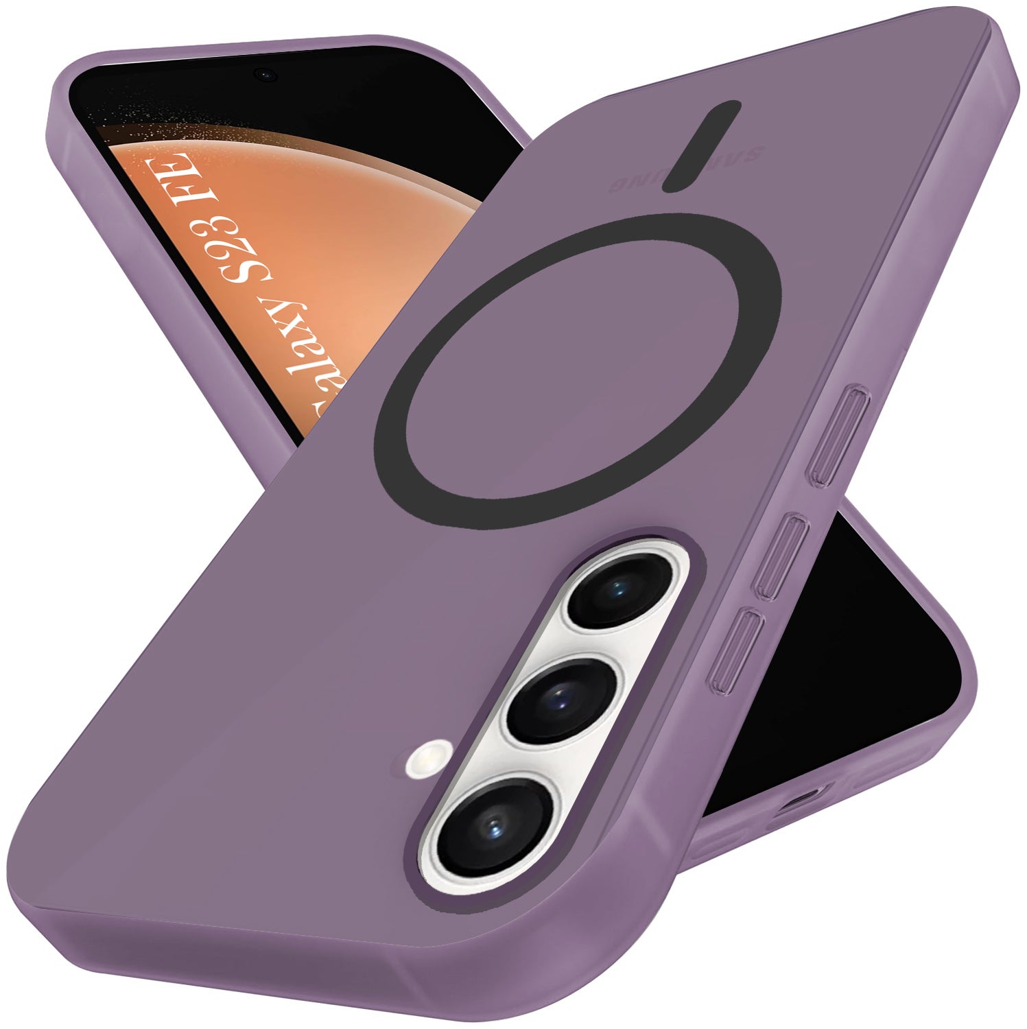 For Samsung Galaxy S23 FE 5G Back Cover Case (Frosted Matte Feel | MagSafe Compatible Wireless Charging | Polycarbonate Material)