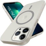 For Apple iPhone 13 Pro Max Back Cover Case (Frosted Matte Feel | MagSafe Compatible Wireless Charging | Polycarbonate Material)