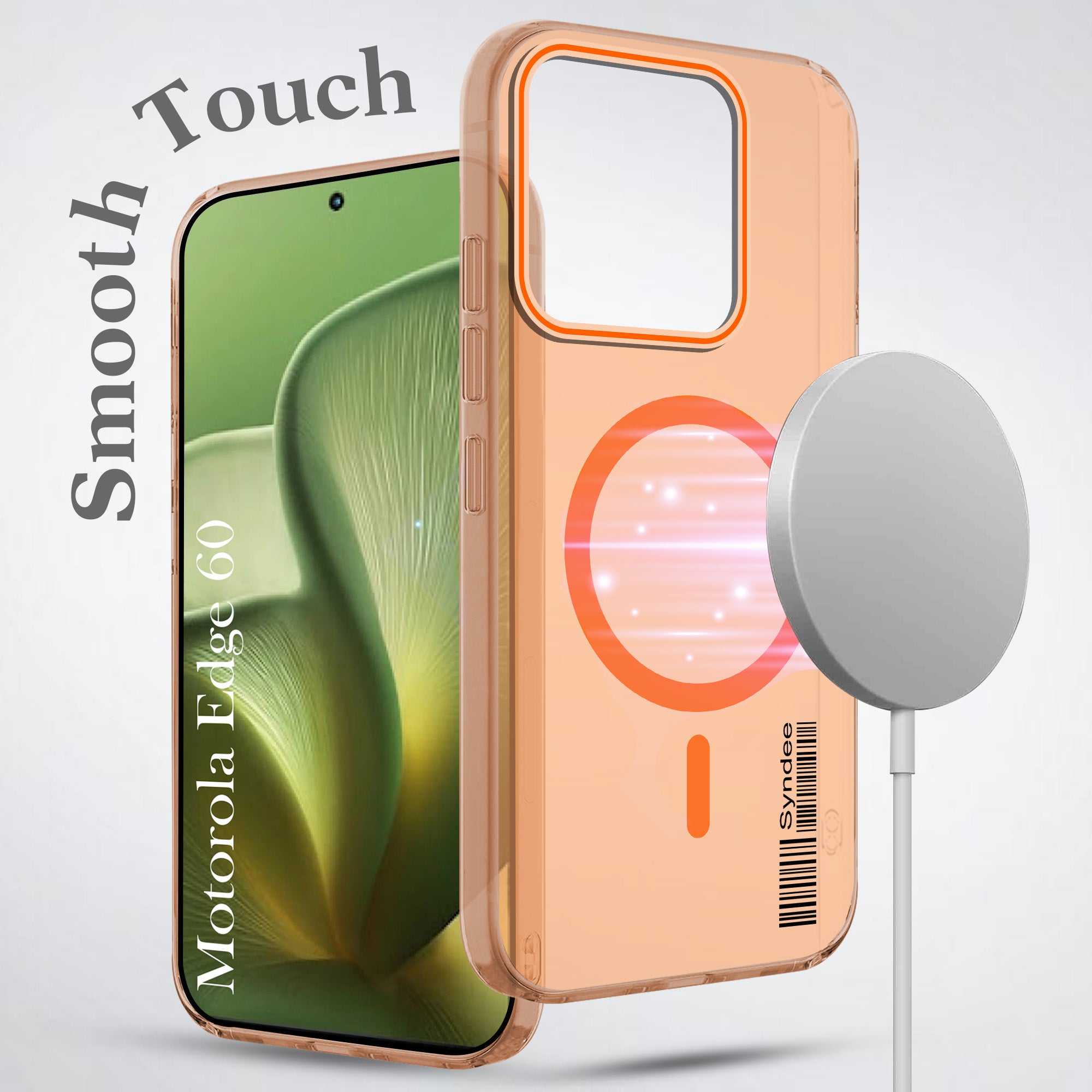 For Motorola Moto Edge 60 Back Cover Case (Soft Touch | Camera Bump Protection | MagSafe Compatible | Matte Finish)
