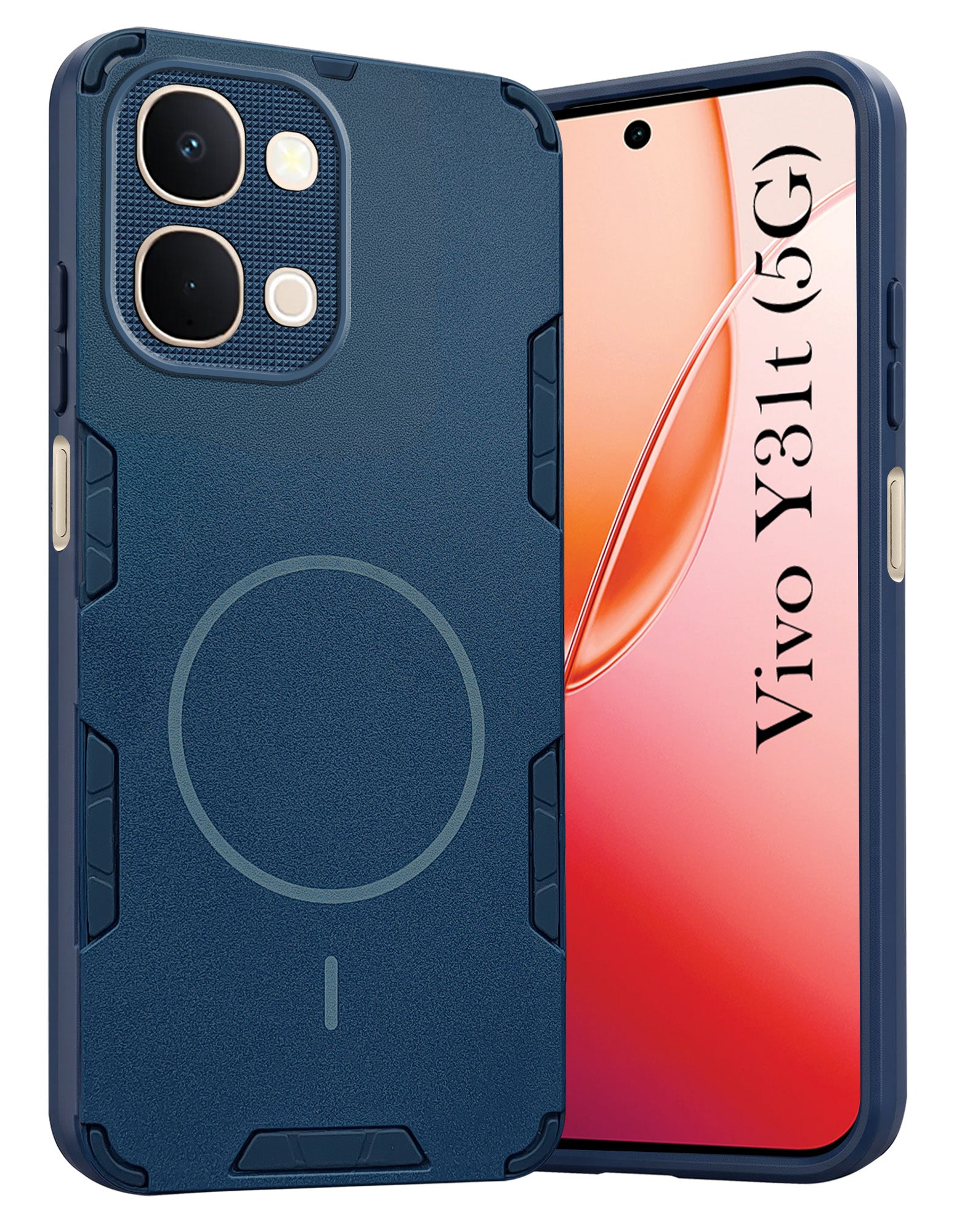 For Vivo Y31T 5G Back Cover Case (Slim Hybrid Armor | Shockproof Camera Protection | Rugged Dual Layer)
