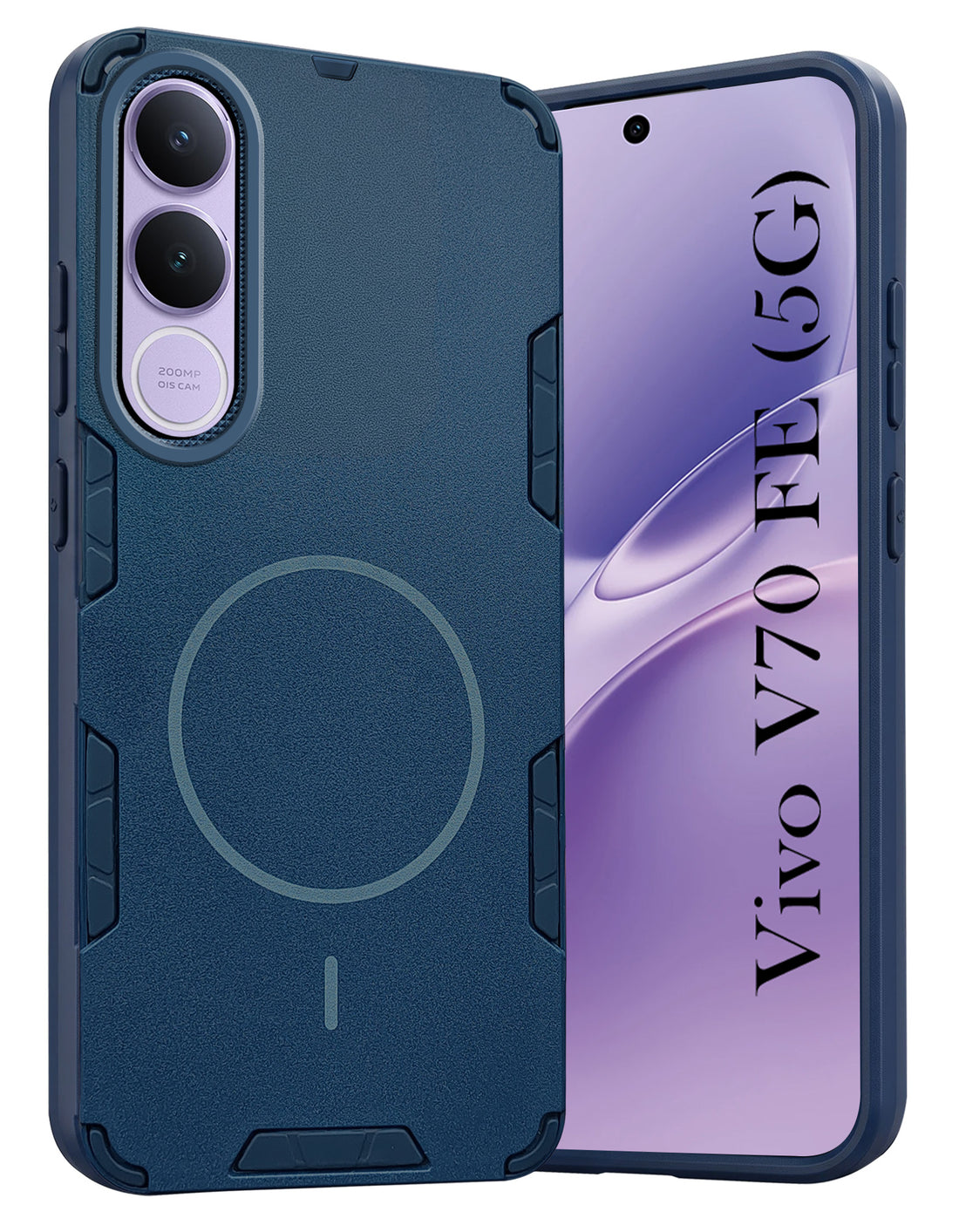 For Vivo V70 FE 5G Back Cover Case (Slim Hybrid Armor | Shockproof Camera Protection | Rugged Dual Layer)