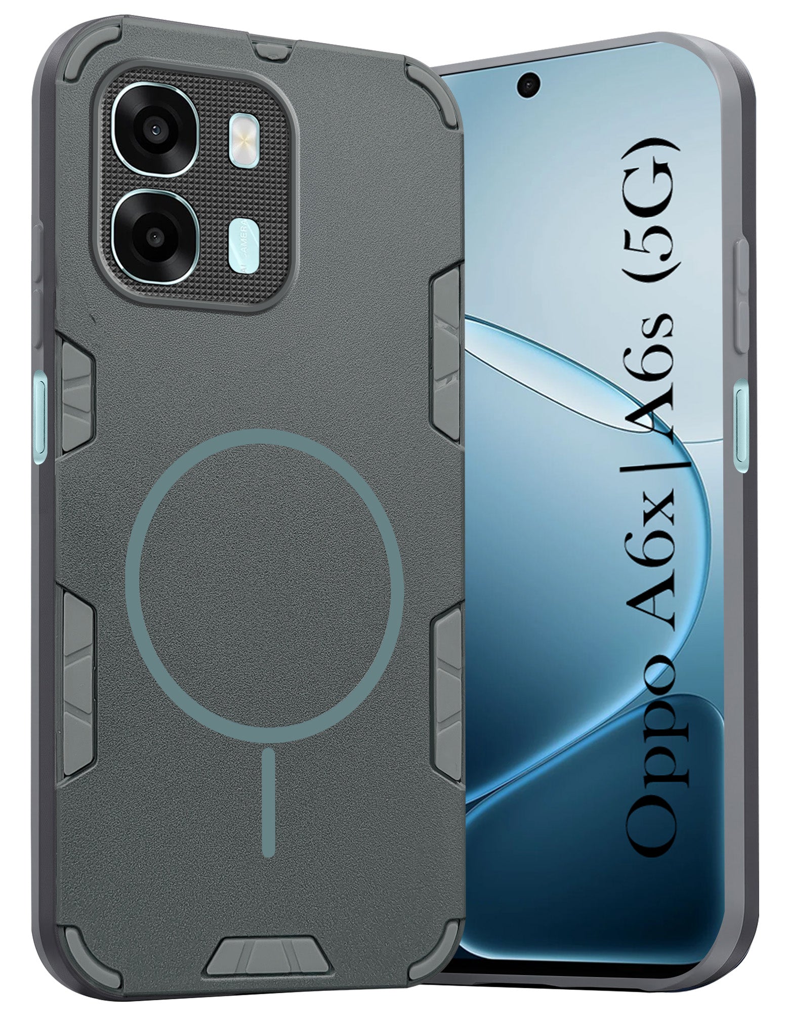 For Oppo A6X | Oppo A6S Back Cover Case (Slim Hybrid Armor | Shockproof Camera Protection | Rugged Dual Layer)