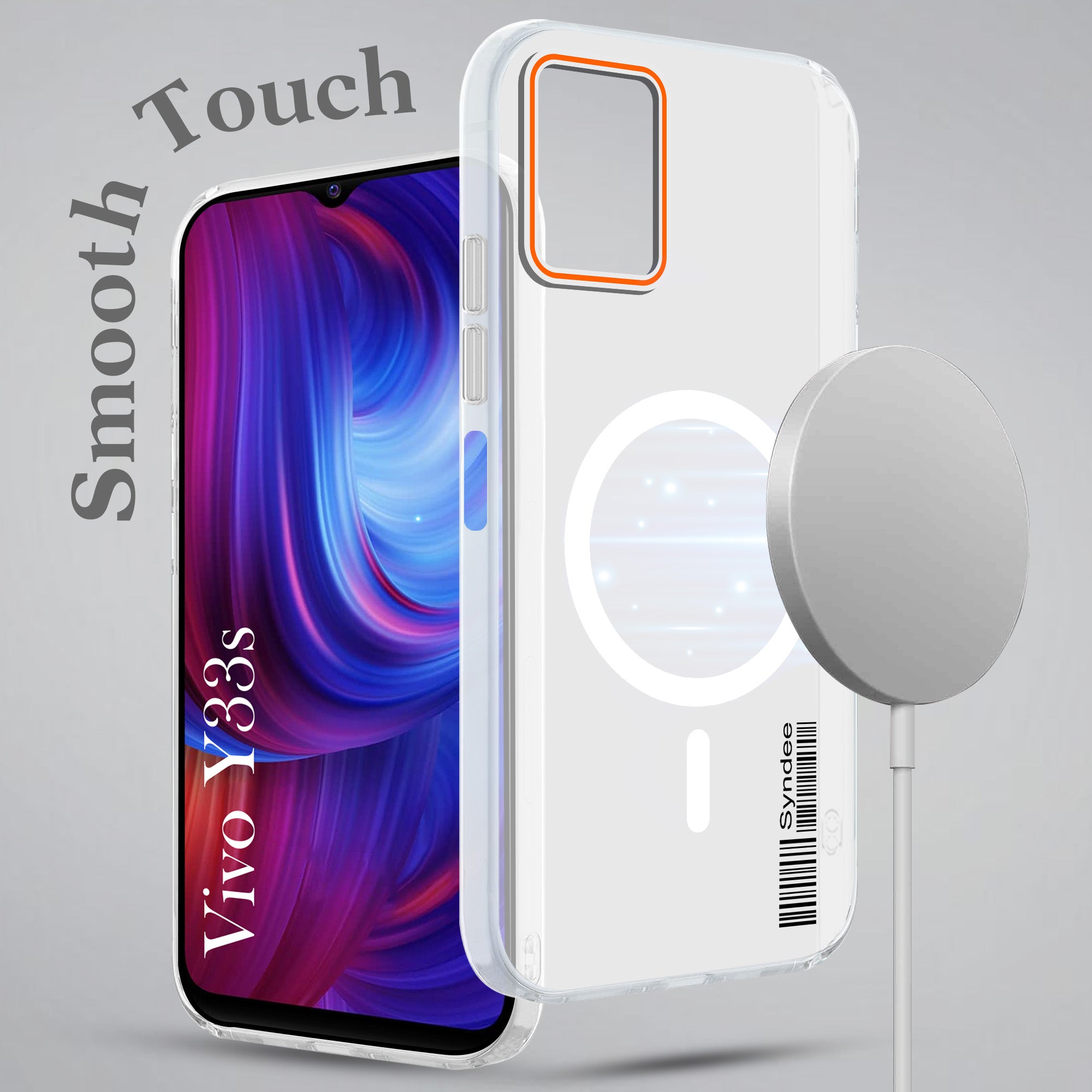 For Vivo Y33s Back Cover Case (Soft Touch | Camera Bump Protection | MagSafe Compatible | Matte Finish)