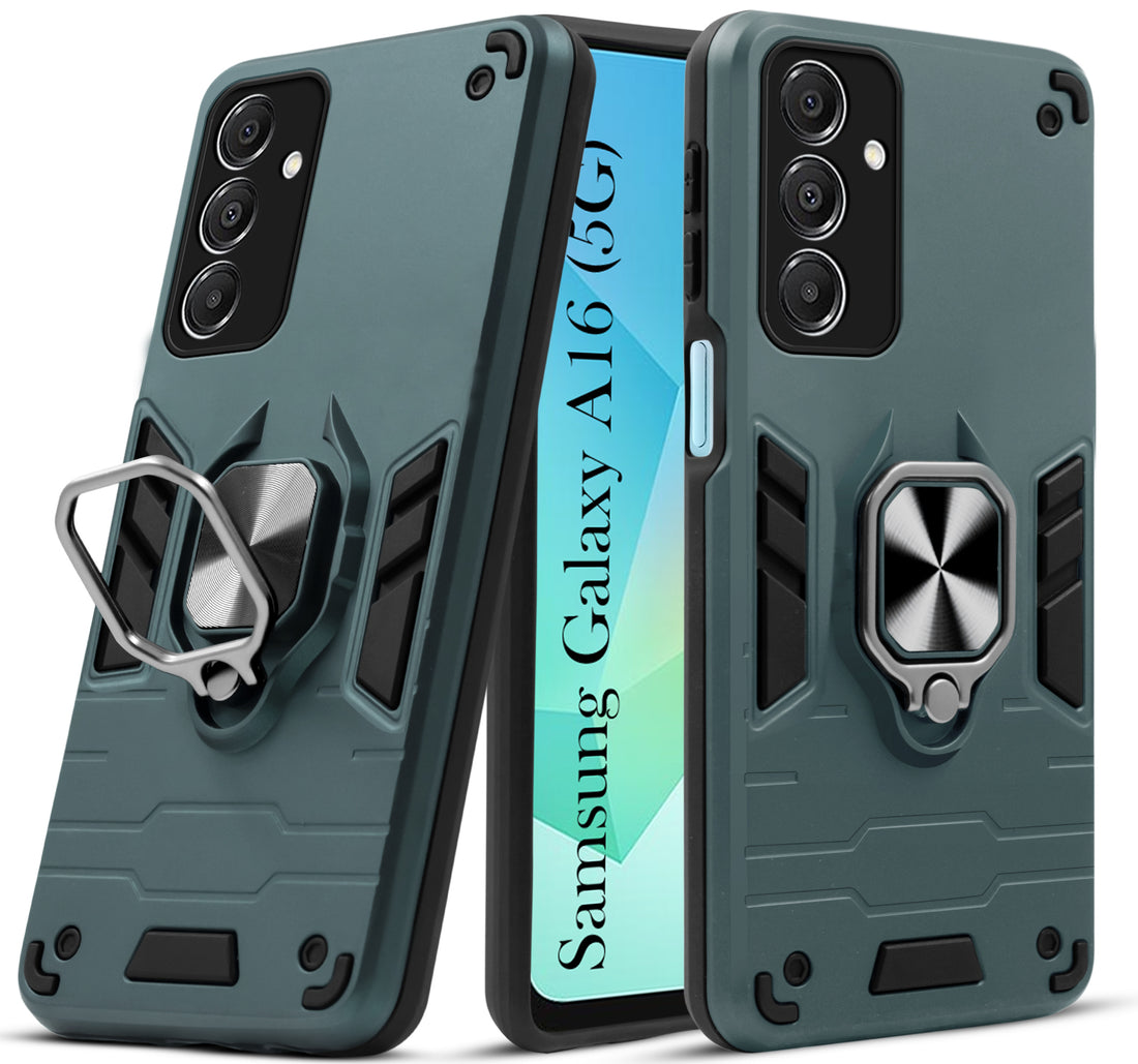 For Samsung Galaxy A16 5G Back Cover Case (Shockproof Polycarbonate Dual Layer Hybrid Armor)