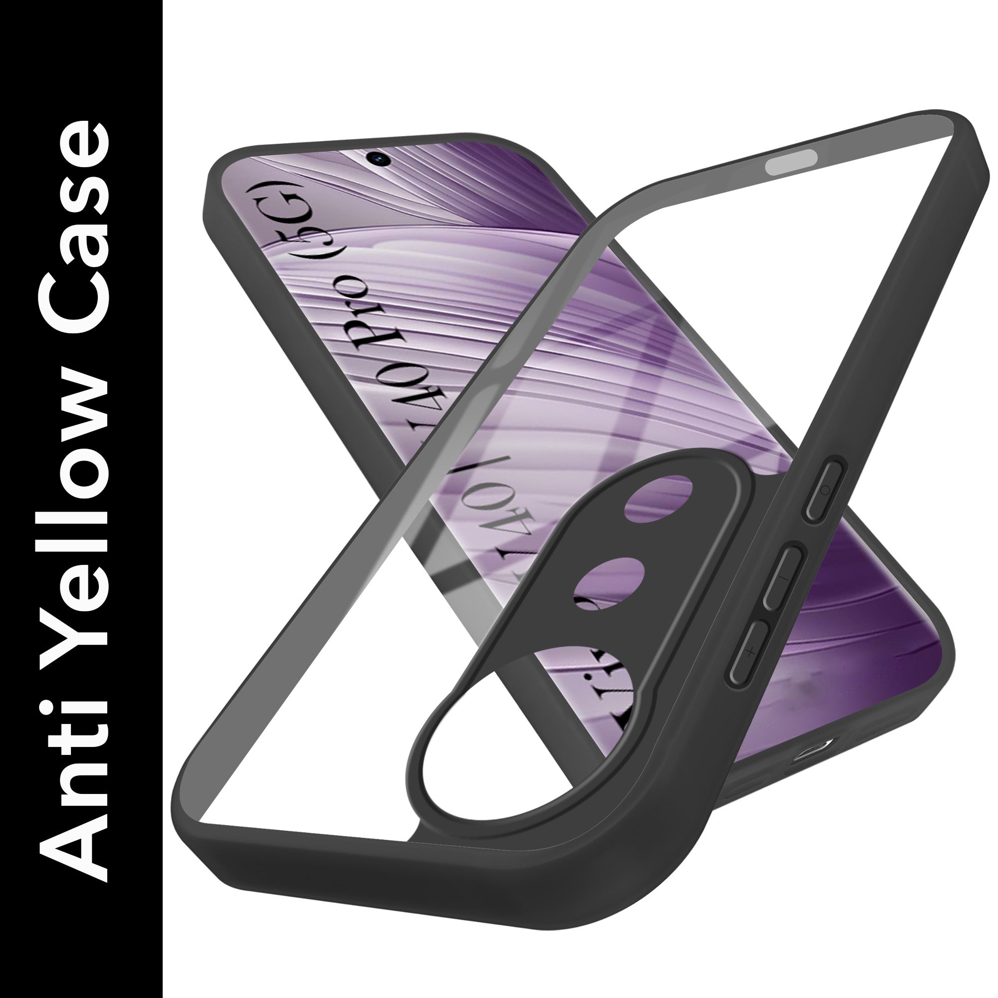 For Vivo V40 | Vivo V40 Pro 5G Back Cover Case (Lifetime Anti Yellow | Anti Scratch | Crystal Clear Shockproof)