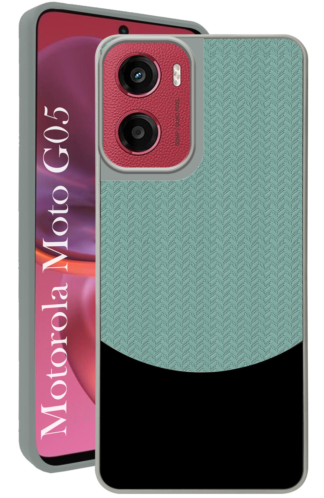 For Motorola Moto G05 Silicone Finish Back Cover Case (Premium Minimalist Professional Feel | Camera Protection Bump)