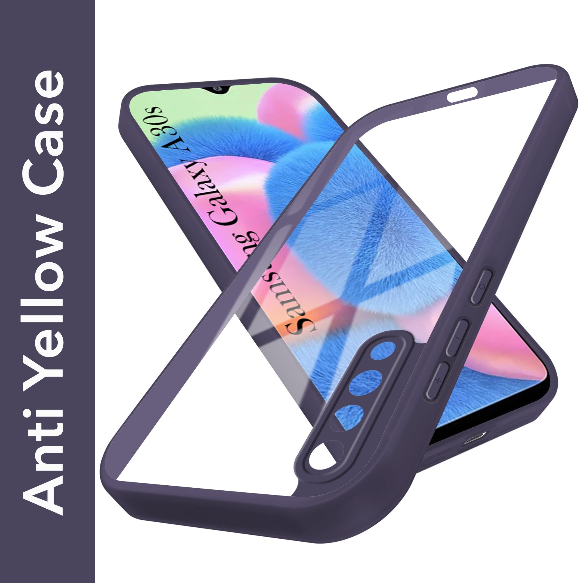 For Samsung Galaxy A30s Back Cover Case Ultra-Hybrid (Lifetime Anti Yellow | Anti Scratch | Crystal Clear Shockproof)
