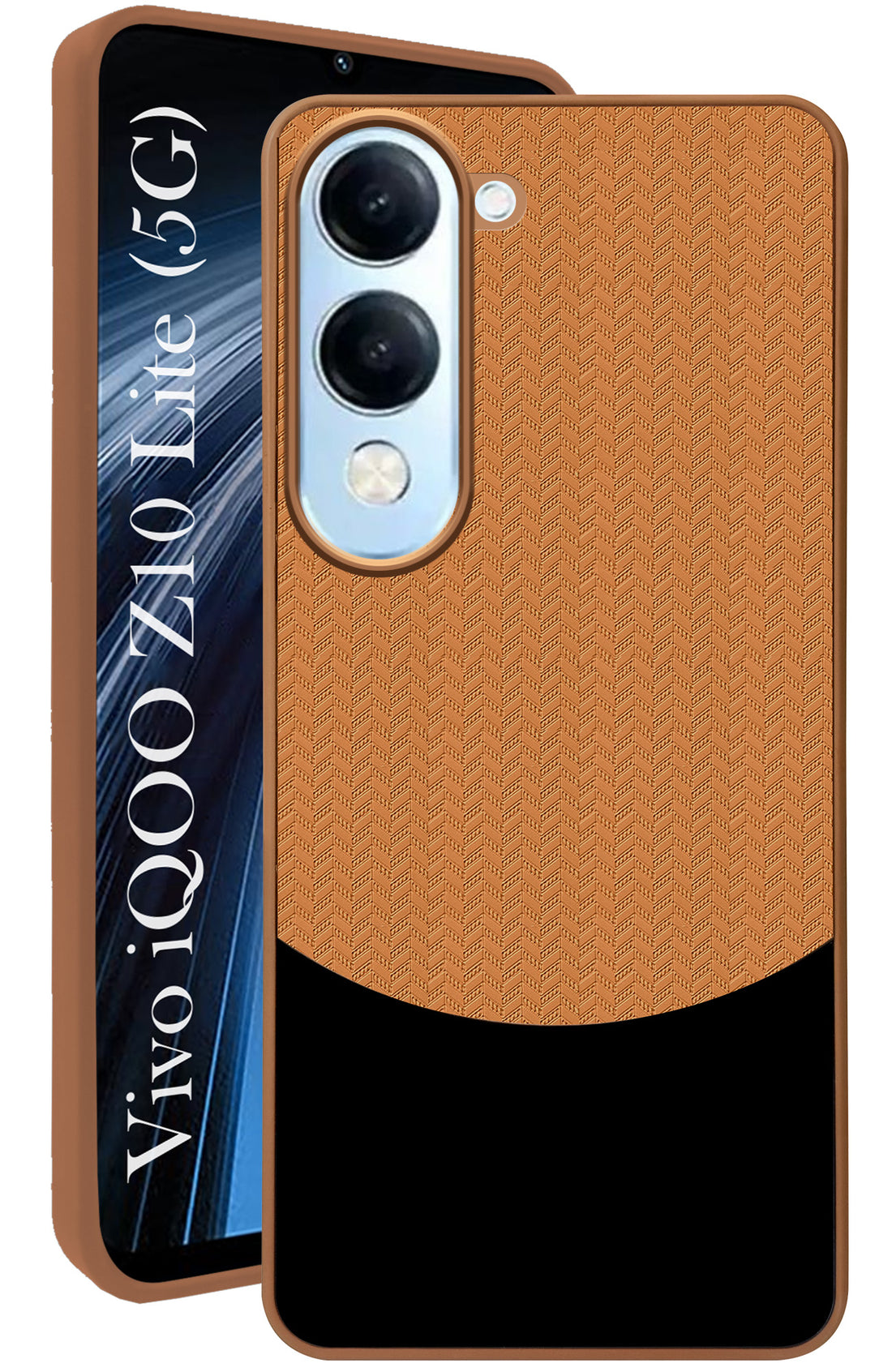 For Vivo iQOO Z10 Lite Silicone Finish Back Cover Case(Premium Minimalist Professional Feel | Camera Protection Bump)