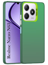 For Realme Narzo N63 Hard Back Cover Case (Velvet Touch | Professional Glossy Finish | Camera Protection Bump)
