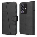 For Vivo T4x | Vivo Y31 Pro Flip Case Cover (Stitched Leather with Magnetic Closure)