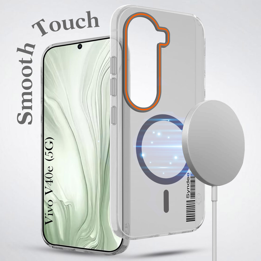 For Vivo V40e Back Cover Case (Soft Touch | Camera Bump Protection | MagSafe Compatible | Matte Finish)
