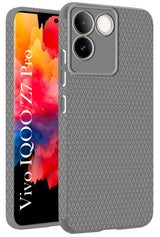 For Vivo iQOO Z7 Pro Back Cover Case (Liquid Silicone | Side Grip | Camera Protection)