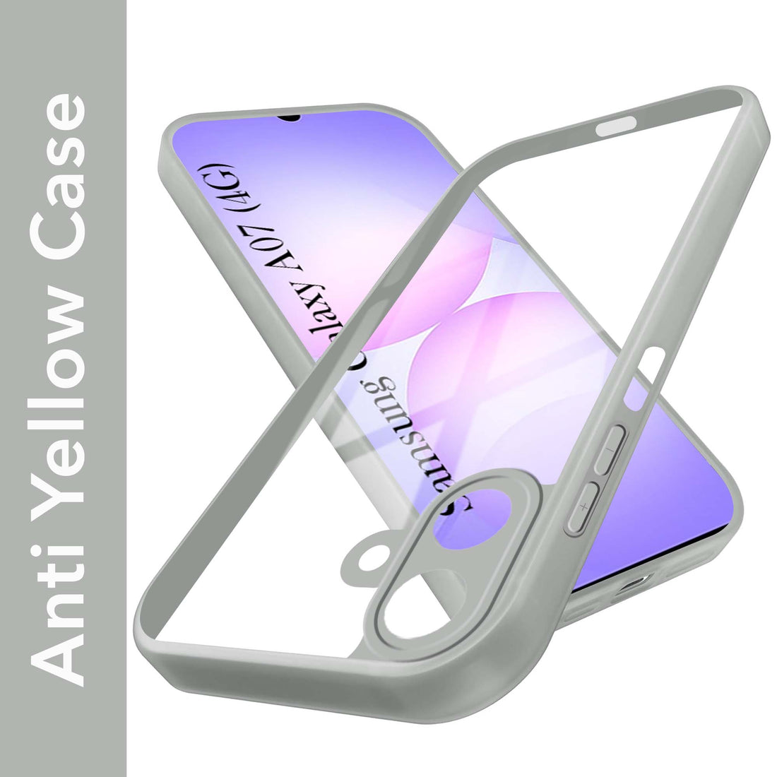 For Samsung Galaxy A07 4G Back Cover Case Ultra-Hybrid (Lifetime Anti Yellow | Anti Scratch | Crystal Clear Shockproof)