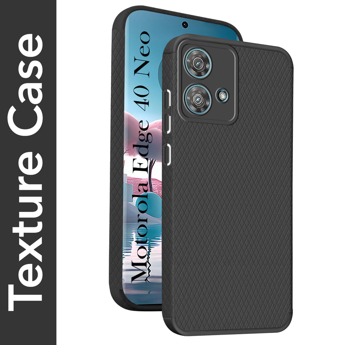 For Motorola Moto Edge 40 Neo Back Cover Case (Liquid Silicone | Side Grip | Camera Protection)