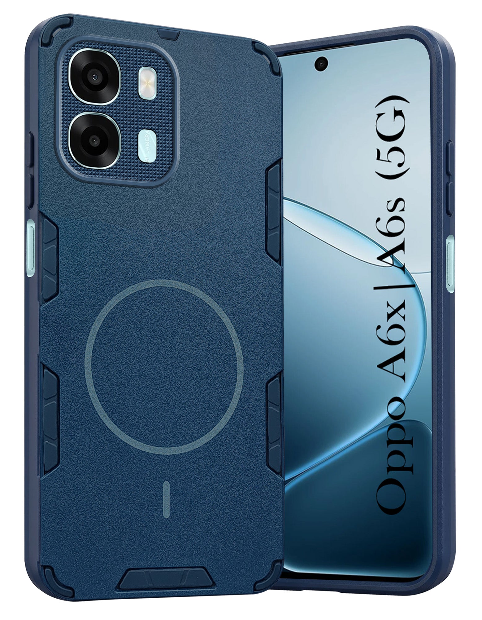 For Oppo A6X | Oppo A6S Back Cover Case (Slim Hybrid Armor | Shockproof Camera Protection | Rugged Dual Layer)