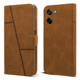 For Oneplus Nord CE 5 Flip Cover Case (Stitched Leather with Magnetic Closure)