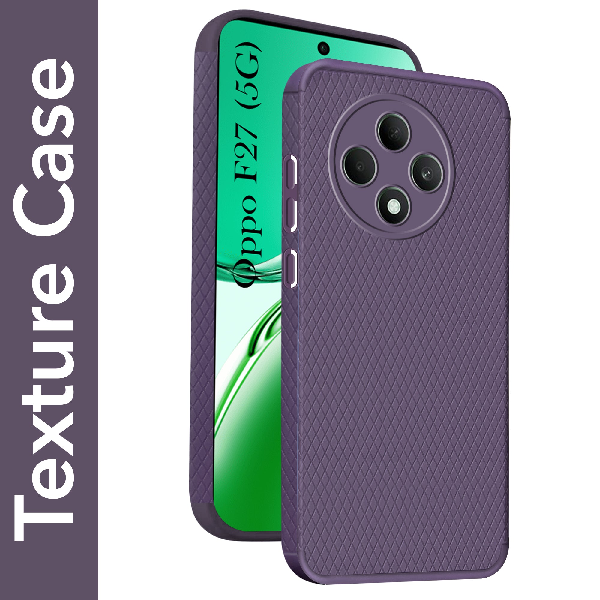 For Oppo F27 5G Back Cover Case (Liquid Silicone | Side Grip | Camera Protection)