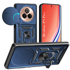 For Realme P3 Pro Back Cover Case (Hybrid Dual Armor Polycarbonate)
