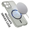 For Motorola Moto Edge 50 5G Back Cover Case Lifetime Anti-Yellow MagSafe Compatible Clear (Sleek Hard Crystal | Shockproof and Camera Protection)