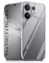 For Vivo V60 | Vivo T4 Pro Back Cover Case Silicone (Clear Shockproof Case with Camera Protection | Soft and Flexible | Transparent)