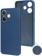 For Oppo A5 Pro Back Cover Case (Matte Finish Silicone with Inside Fiber cloth)