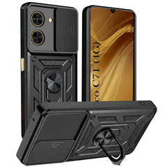 For Poco C71 Back Cover Case (Hybrid Dual Armor Polycarbonate)