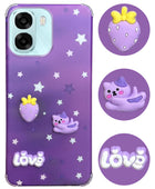 For Oppo A6X | Oppo A6S Back Cover Case (3D Cute Cartoons | Hard Back Side Soft | Matte Premium Finish | HD Printing)