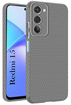 For Redmi 15 Back Cover Case (Camera Protection | Side Grip Texture | Soft and Flexible)