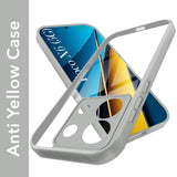 For Poco X6 5G Back Cover Case (Lifetime Anti Yellow | Anti Scratch | Crystal Clear Shockproof)