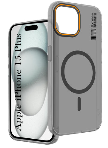 For iPhone 15 Plus Back Cover Case (Soft Touch | Camera Bump Protection | MagSafe Compatible | Matte Finish)