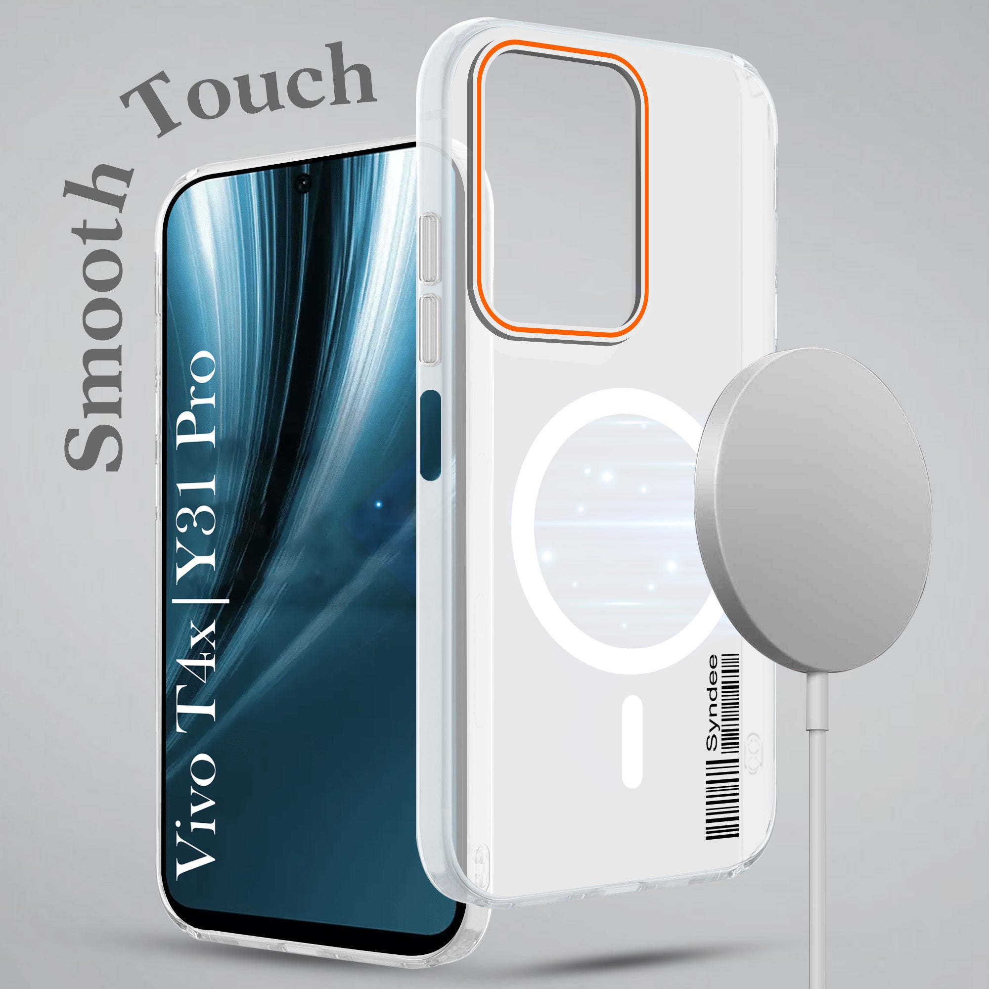 For Vivo T4x | Vivo Y31 Pro Back Cover Case (Soft Touch | Camera Bump Protection | MagSafe Compatible | Matte Finish)