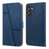 For Samsung Galaxy A16 5G Flip Cover Case ( Stitched Leather with Magnetic Closure)