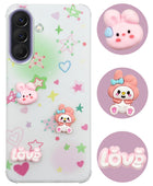For Samsung Galaxy A57 5G Back Cover Case (3D Cute Cartoons | Hard Back Side Soft | Matte Premium Finish | HD Printing)