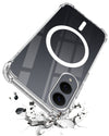 For Samsung Galaxy S25 Edge Back Cover Shockproof Crystal-Clear (Magsafe Wireless Support | Drop & Camera Protection | Hard Polycarbonate)