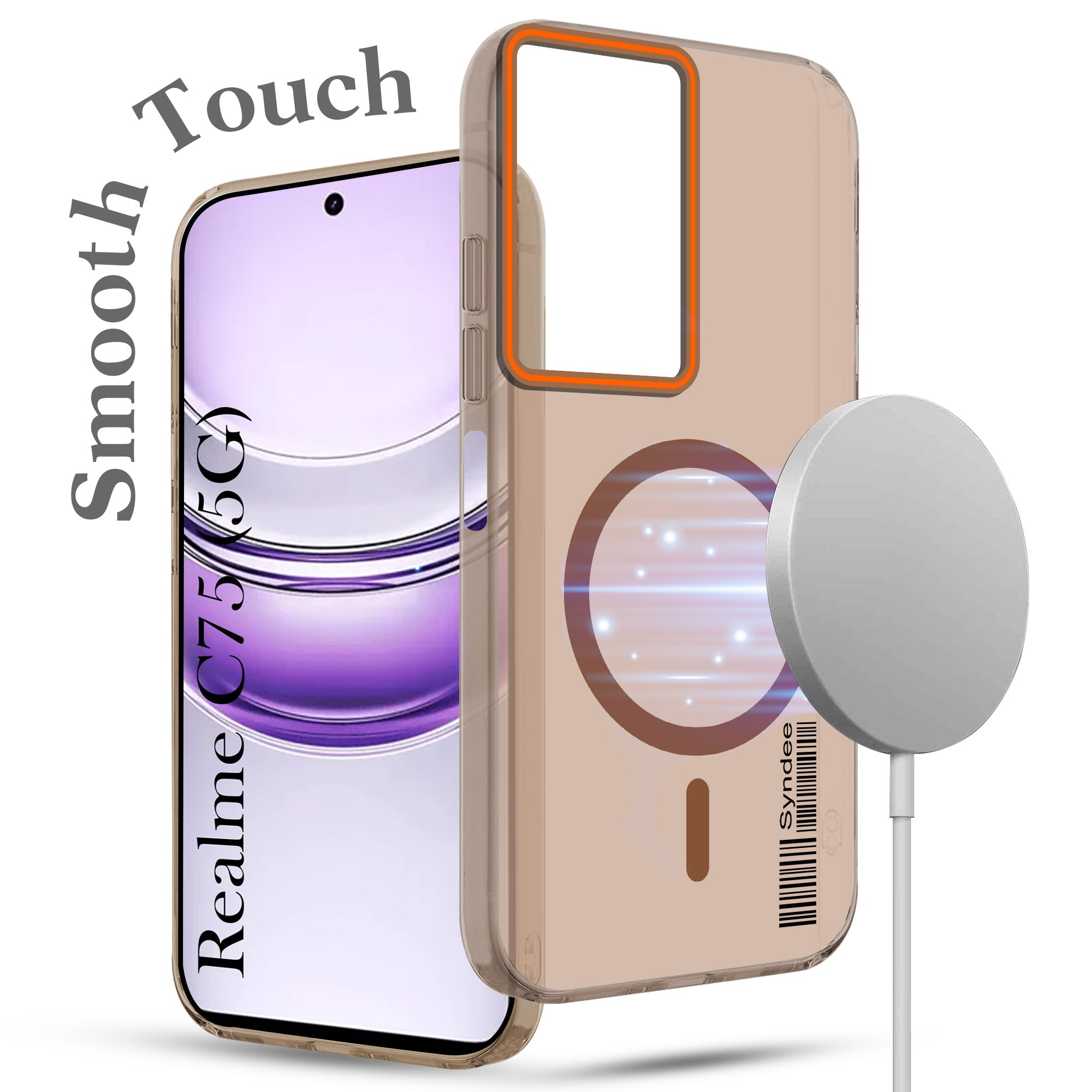 For Realme C75 5G Back Cover Case (Soft Touch | Camera Bump Protection | MagSafe Compatible | Matte Finish)
