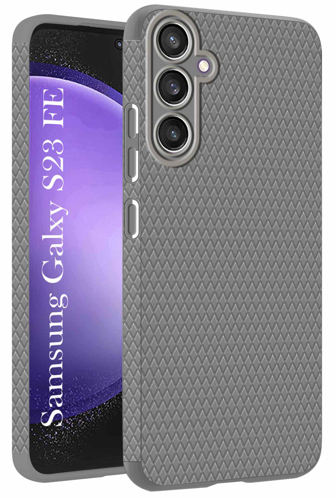 For Samsung Galaxy S23 FE 5G Back Cover Case (Liquid Silicone | Side Grip | Camera Protection)