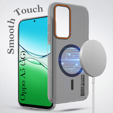For Oppo A5 5G Back Cover Case (Soft Touch | Camera Bump Protection | MagSafe Compatible | Matte Finish)