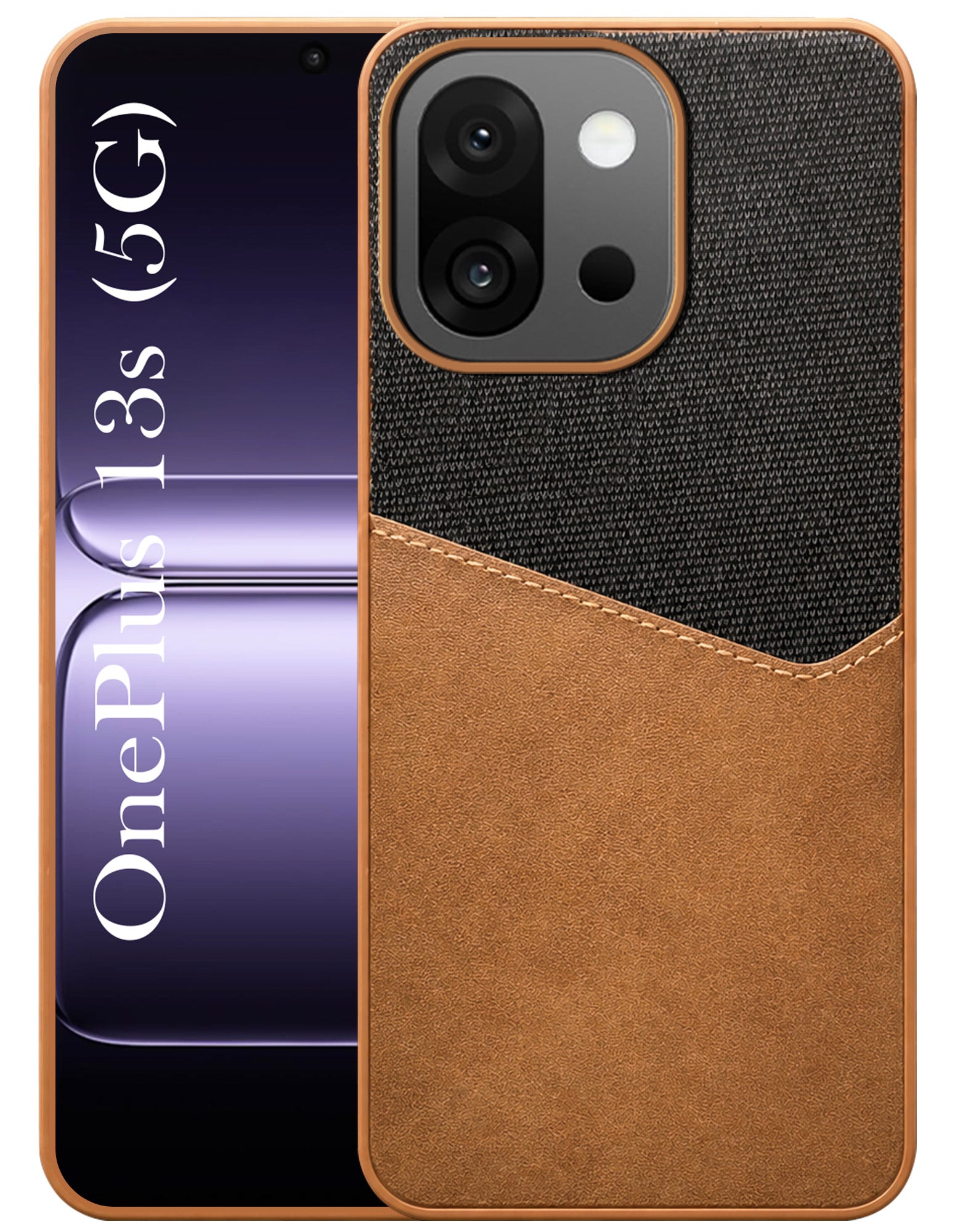 For OnePlus 13s (Dual PU Leather Stitch | Professional Minimalist | Soft and Flexible)