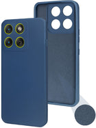 For Motorola Moto Edge 70 Back Cover Case (Matte Finish Silicone with Inside Fiber cloth)