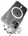 For Apple iPhone 11 Pro Max Back Cover Shockproof Crystal-Clear (Magsafe Wireless Support | Drop & Camera Protection | Hard Polycarbonate)