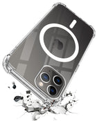 For Apple iPhone 11 Pro Max Back Cover Shockproof Crystal-Clear (Magsafe Wireless Support | Drop & Camera Protection | Hard Polycarbonate)