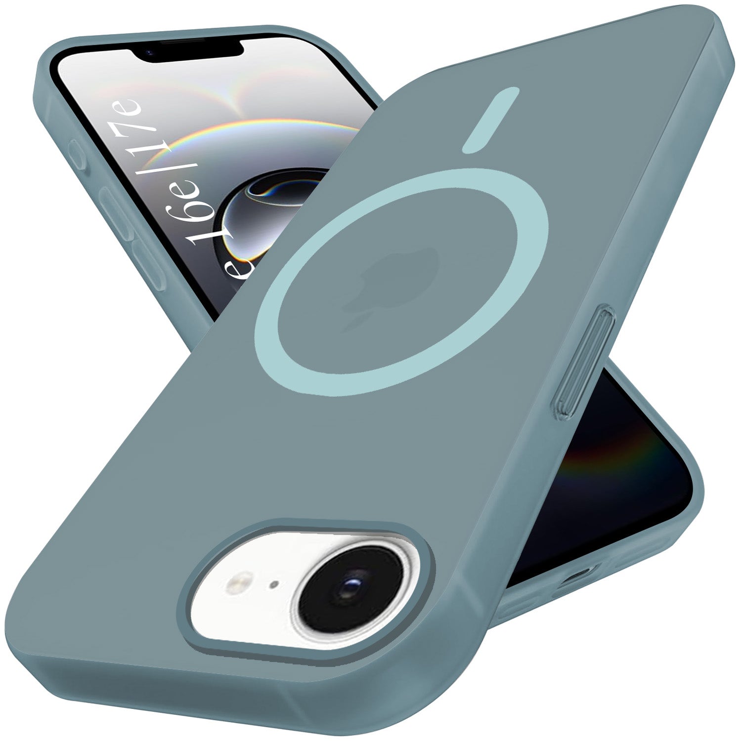 For iPhone 16e | iPhone 17e Back Cover Case (Frosted Matte Feel | MagSafe Compatible Wireless Charging | Polycarbonate Material)