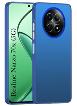 For Realme Narzo 70x 5G Hard Back Cover Case (Velvet Touch | Professional Glossy Finish | Camera Protection Bump)