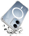 For Redmi 15A 5G Back Cover Shockproof Crystal-Clear (Magsafe Wireless Support | Drop & Camera Protection | Hard Polycarbonate)