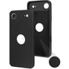 For Apple iPhone 17 Air Back Cover Case (Matte Finish Silicone with Inside Fiber cloth)