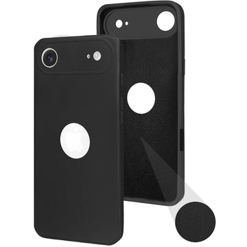 For Apple iPhone 17 Air Back Cover Case (Matte Finish Silicone with Inside Fiber cloth)