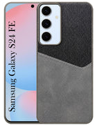 For Samsung Galaxy S24 FE Back Cover Case (Dual PU Leather Stitch | Professional Minimalist | Soft and Flexible)