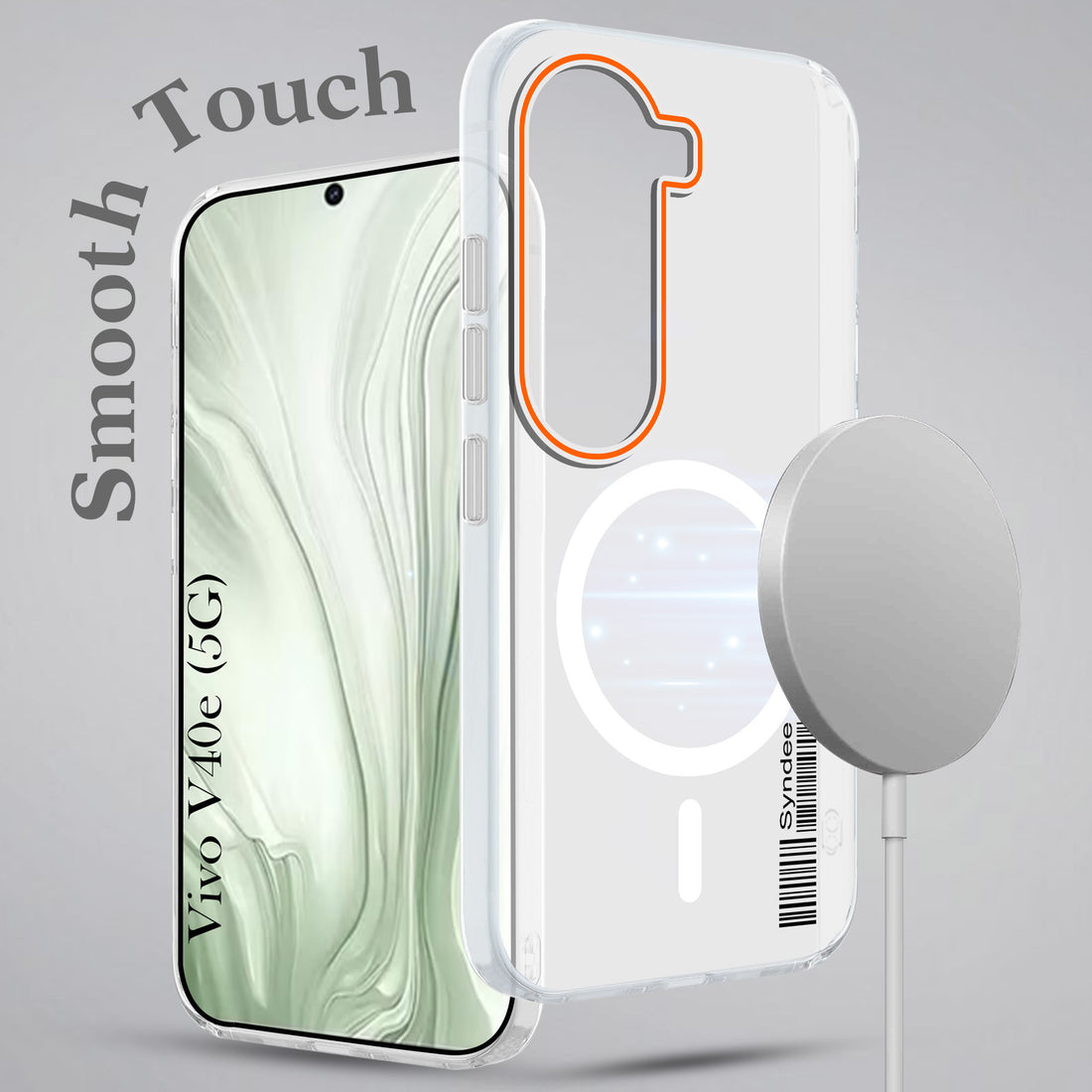 For Vivo V40e Back Cover Case (Soft Touch | Camera Bump Protection | MagSafe Compatible | Matte Finish)